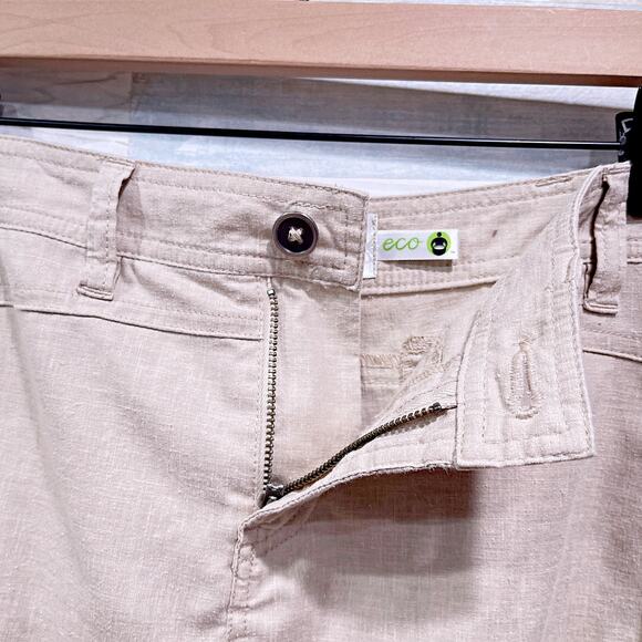 Aventura Eco Hemp Blend A Line Skirt Beige Outdoors Hiking Camping Womens 10 - Picture 2 of 5